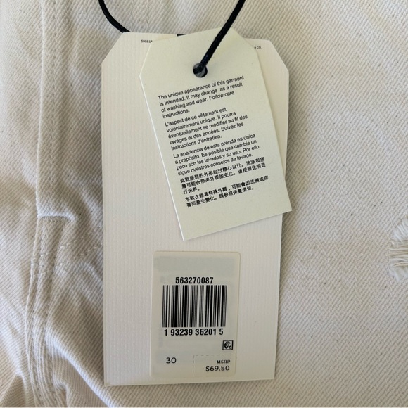 Levi’s 501 high rise cut-off denim shorts - NWT - size 30 - Picture 7 of 7